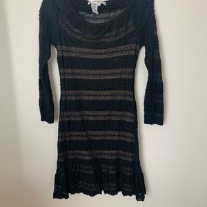 Max Studio Black Lace Dress